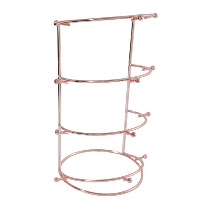 Elegant Detachable Crown Display Stand Sturdy Stainless Steel Frame Suitable for Secure Jewelry Exhibition Presentations