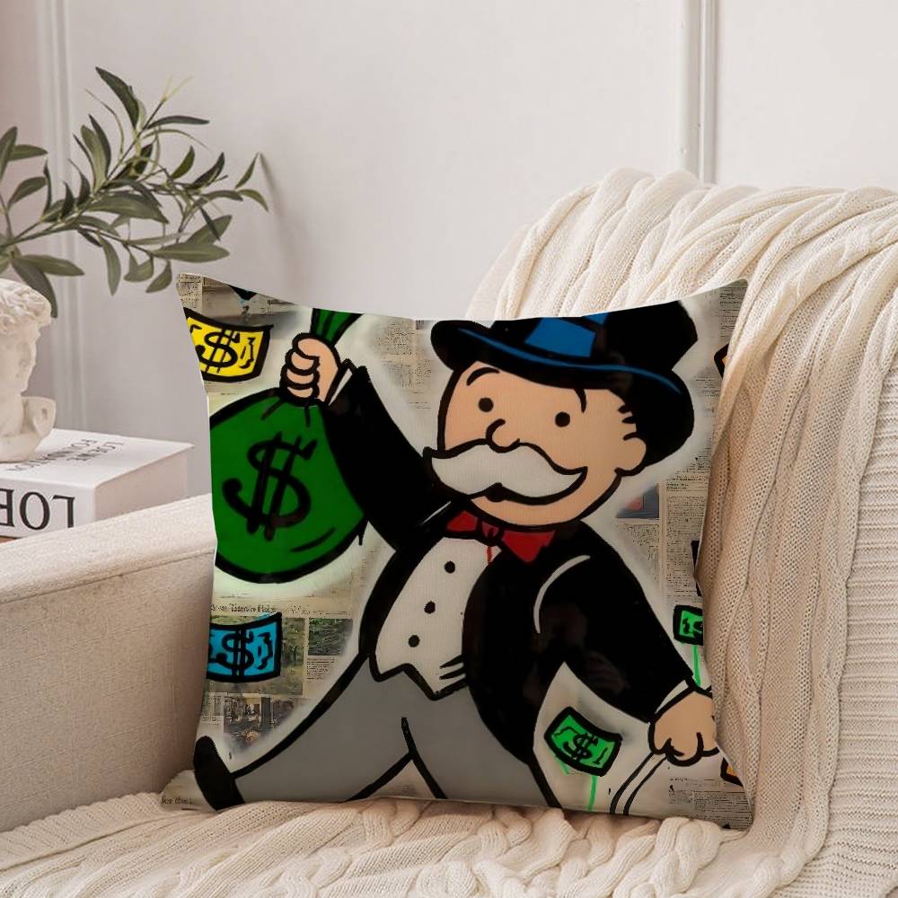Game M-MonopolyS Pillow Case Home Decor Throw For Sofa Bed Car Room Decor Gift Idea