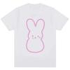 Lil Peep Emo Rabbit Girl Fun Meme Summer Mens Casual Loose Short sleeved Tshirt