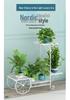 Suolunuo Iron Plant Stand for Indoor/Outdoor Gardening - Perfect for Bedroom, Living Room, Sunroom, Balcony, and Pothos.