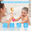 Baby Bath Toy Shower Head Cute Submarine Bathtub Shower Sprayer with Suction Cup Battery Operated Kids Shower Head for Bathroom