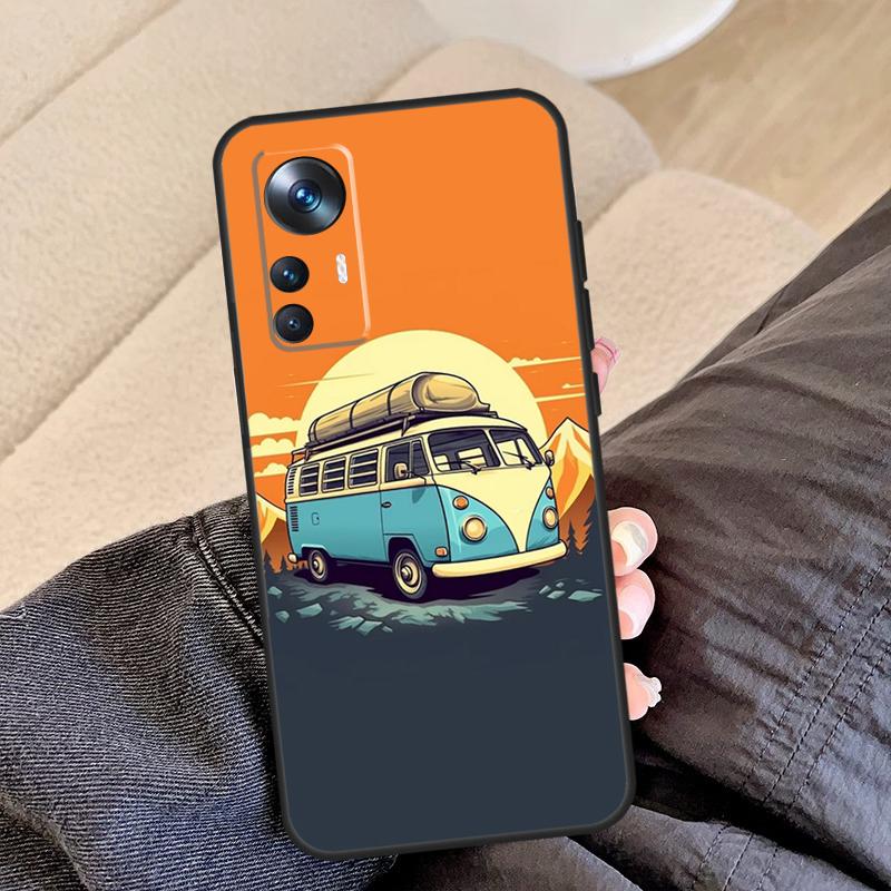Combi Van Surf Case For POCO F5 X5 X3 Pro F4 X4 F3 C65 Cover For Xiaomi 13T Pro 11T 12T 14 12 13 Lite 12X