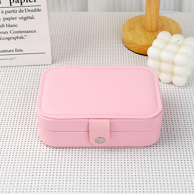 Compact Travel Jewelry Organizer: Earring & Necklace Storage Box