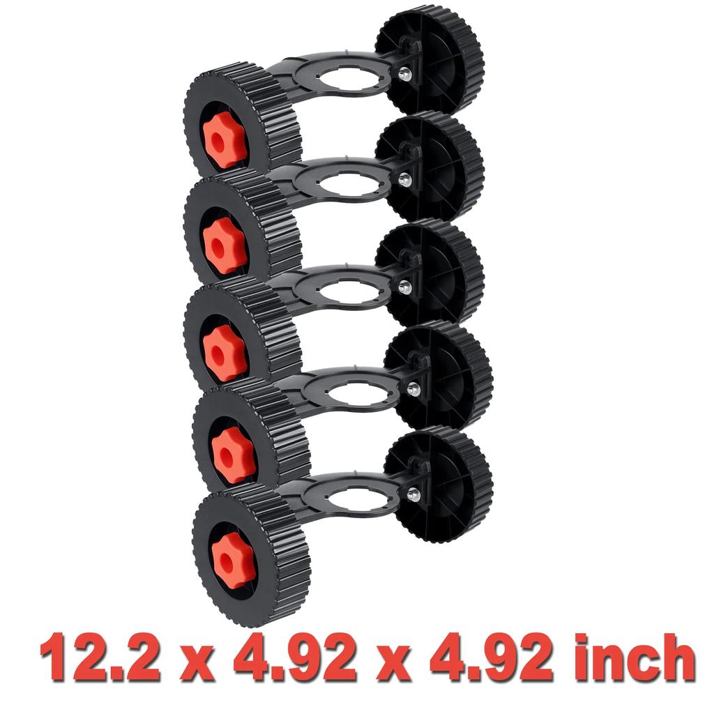 5PCS/1PCS Lawn Mower Support Wheel Support For Weed Trimmer String Trimmer Support Wheels Attachment for Grass Eater Holder