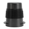 Dosing Cup Stainless Steel Coffee Powder Catcher Mug with Puck Screen for Coffee Maker Black 58mm /