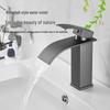 TLXT Stainless Steel Bathroom Waterfall Basin Faucet