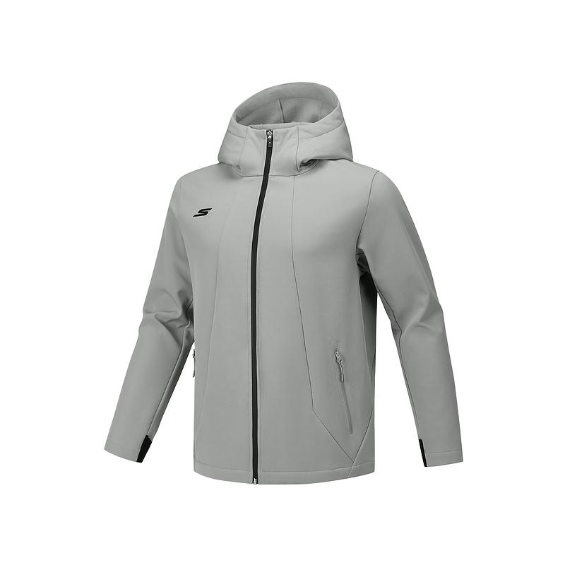 Skechers Comfort Sports Series Simple Comfortable Warm Breathable Hooded Jacket Men jackets P126M028-028Q M