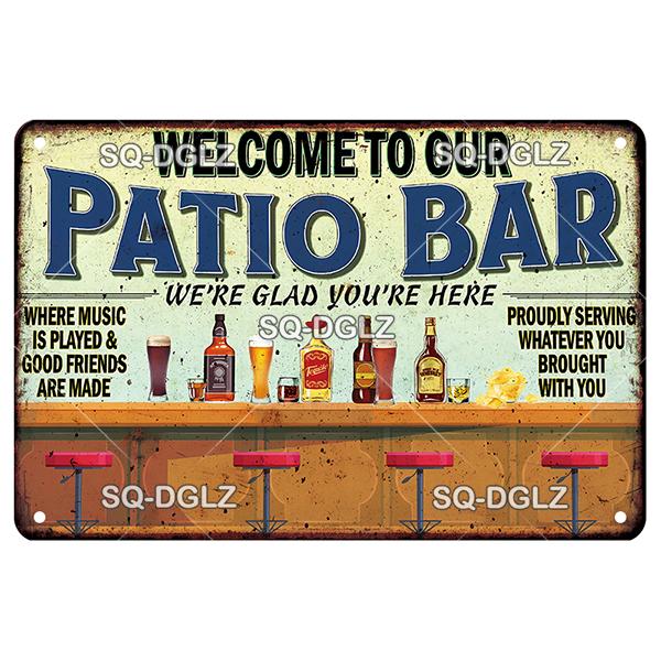 Vintage Metal Tin Sign Wall Decor Pub Bar Beer Retro Plaque Poster Wall Art Home Decor