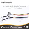Waterproof Aviation Plug: 2-7 Core Unshielded Wire Harness Terminal Connector with Female Socket & Male Seat