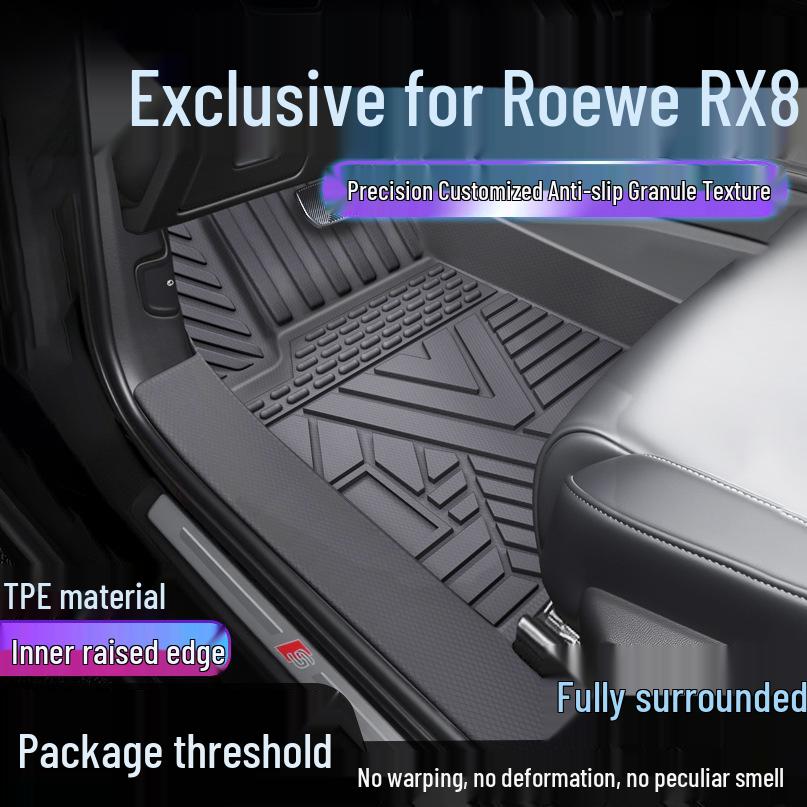 Roewe RX8 TPE Waterproof Floor Mats & Door Sill Covers Single-layer Upgraded TPE Mat
