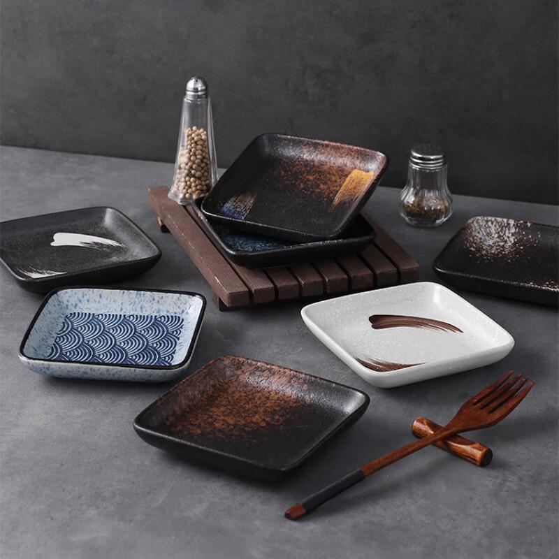 Japanese Style Ceramic Condiment Dish Set