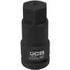 JCB Impact Bit Socket 1" 41mm 6-point Cr-Mo Socket Wrench