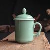 Chaxun Ceramic Office Teacup with Lid and Handle