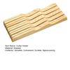 Cutter Holder Versatile Wooden Drawer Cutter Organizer Space-saving Cutter Storage Organizer for Home Kitchen