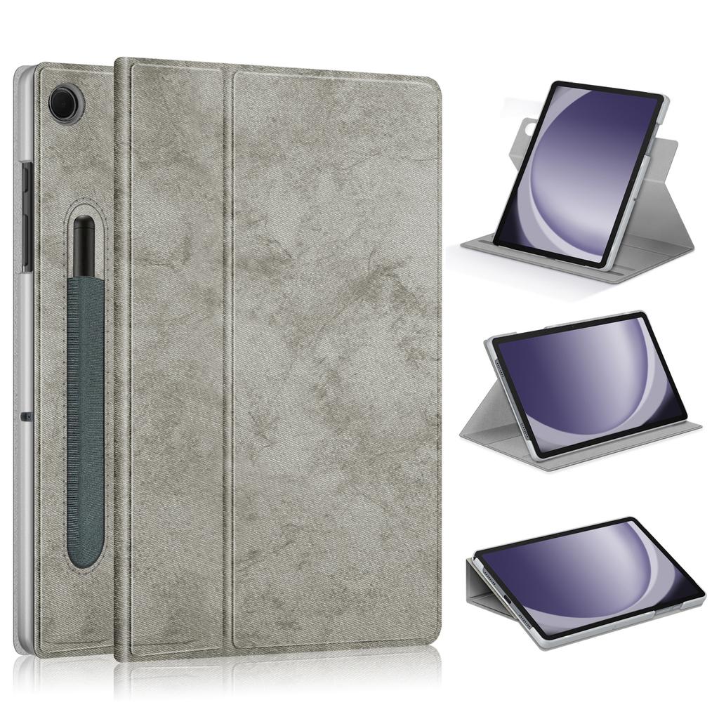 For Samsung Galaxy Tab A9+ SM-X210 SM-X216 SM-X218 Case Leather Tablet Rotary Stand Cover