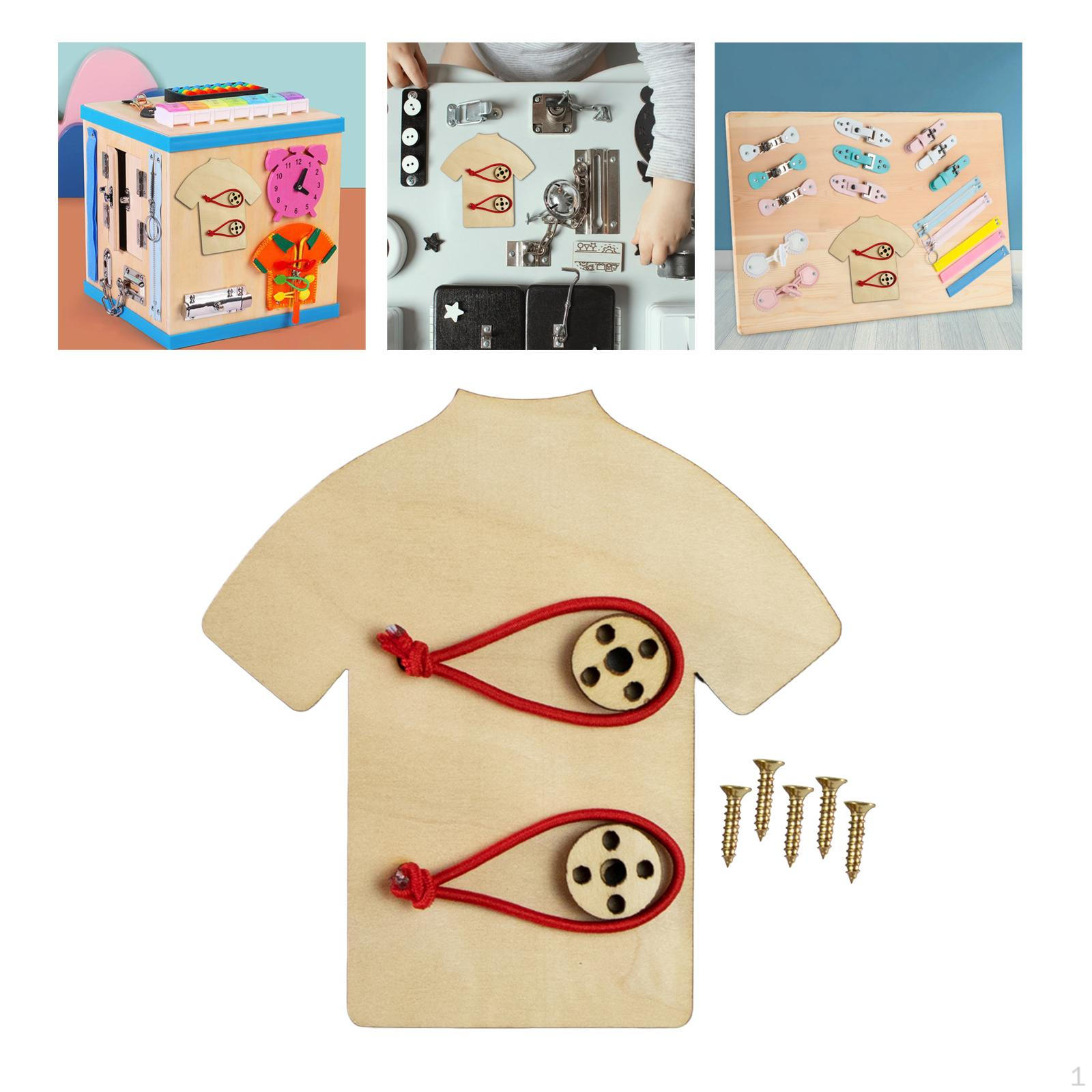 Детская развивающая доска Монтессори Сделай сам, Развитие мелкой моторики, Детская игра в помещении, Обучающие игрушки Clothes