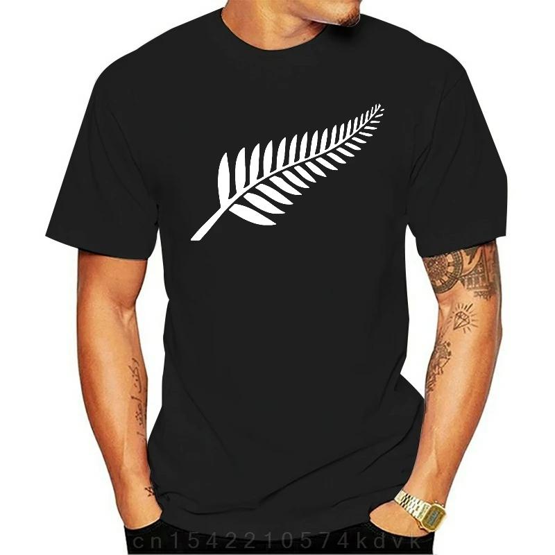 

New Zealand Fern Rugbyed Tt Shirt Kiwi T Shirt Men Women Cartoon Casual Short O-neck Broadcloth Cn(origin) 4XL