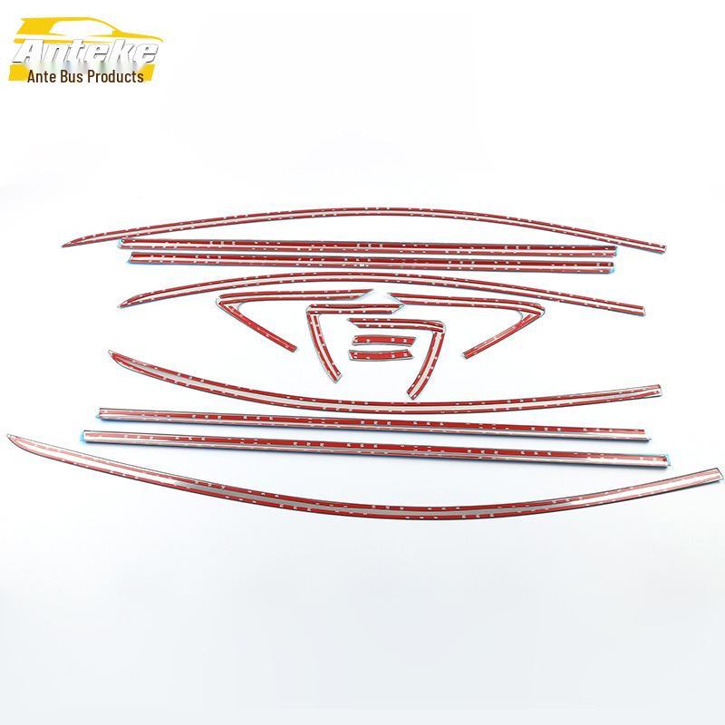 Stainless Steel Window Trim for 15-19 City/Greiz: Anti-Scratch Scuff Protector