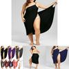 Scarf Women Swimwear Beach Cover Up Wrap Sarong Sling Skirt Maxi Dress Plus Size Dresses