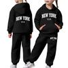 Jungen Mädchen Trainingsanzug Kleidung Kapuzenpullover Jogginghose Trainingsanzug Set Mode Outfit