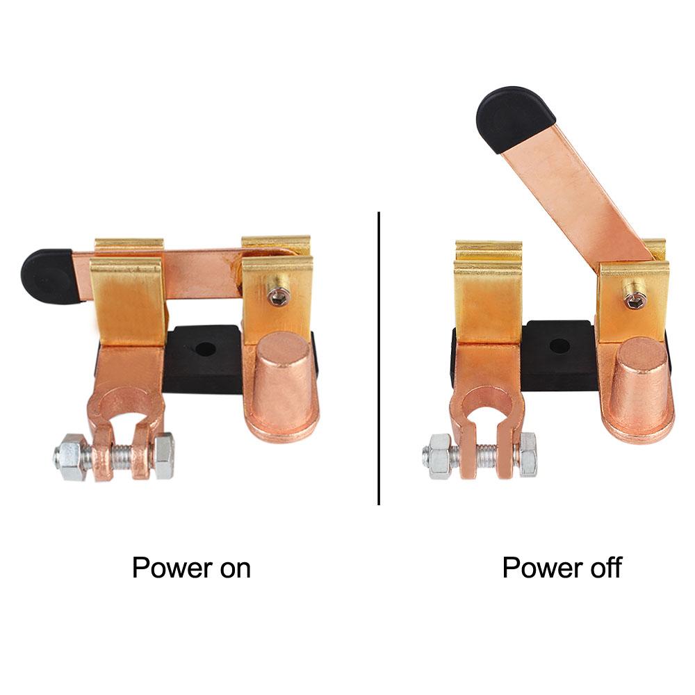 For Marine Car Boat Modification 12V/24V Car Battery Leakage Protection Switch Knife Type Battery Disconnect Switch Isolator Power Off Switch
