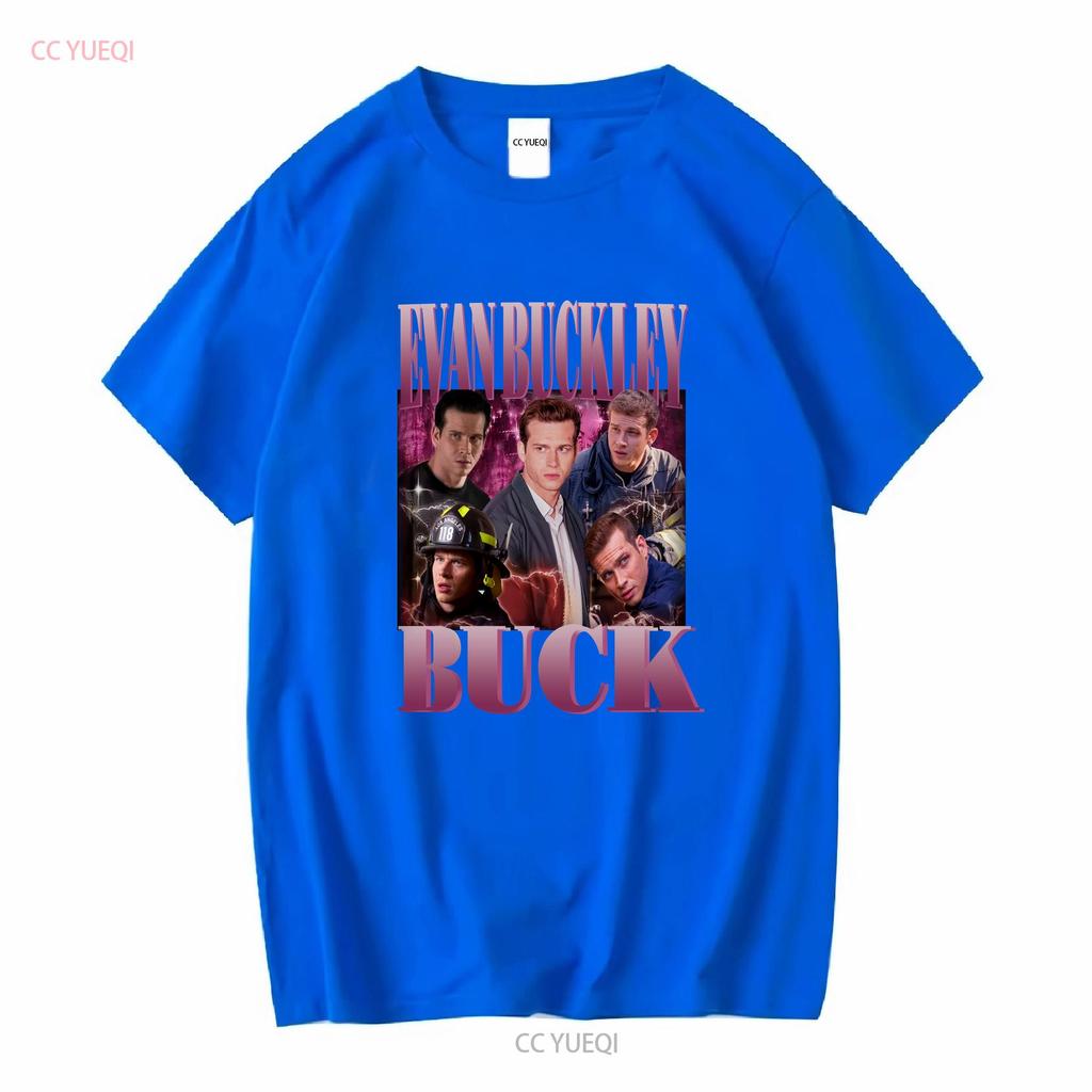 EVAN BUCKLEY T Shirt 9 1 Fan Vintage Washed Graphic Versatile Streetwear Soft Unisex Stretched Casual Slightly Fashion