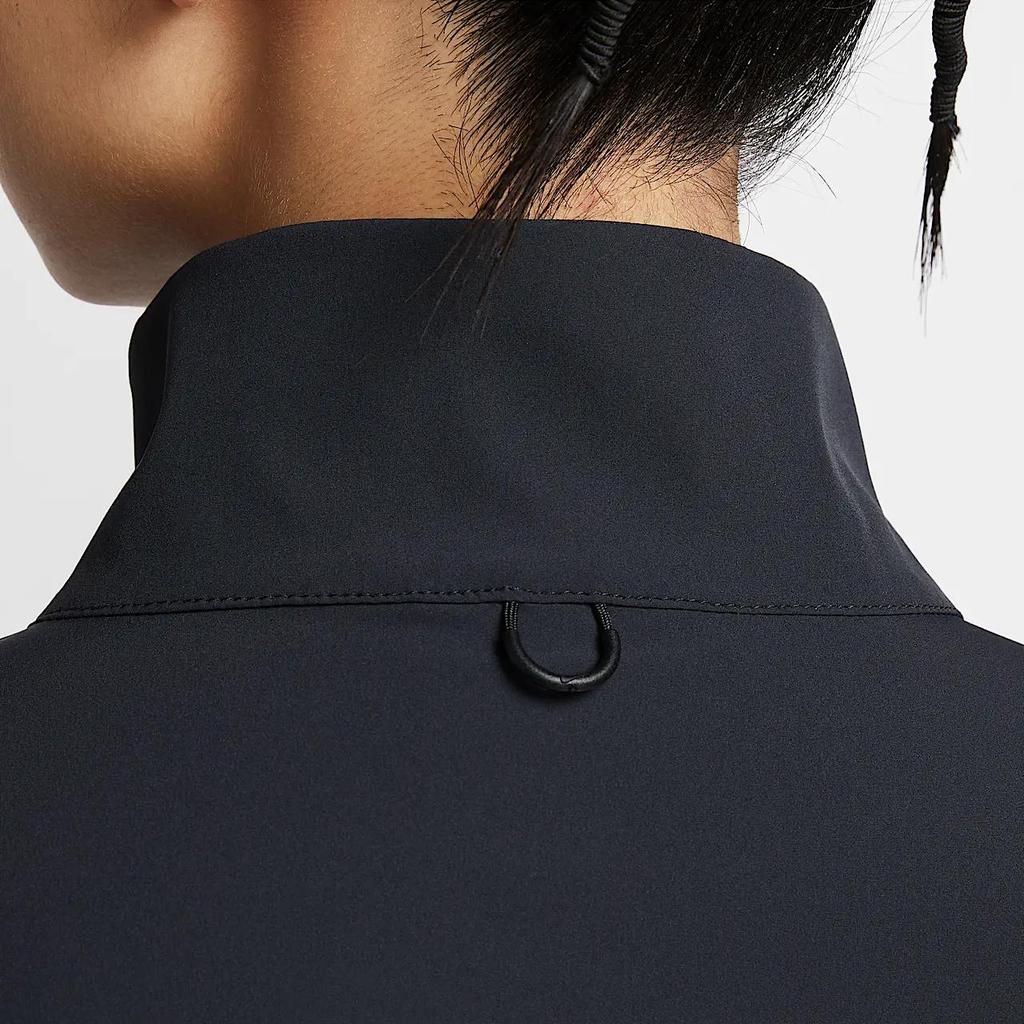 Nike Women's 24.7 Dri-FIT Loose Fit Woven Full Zip Jacket Black HJ0964-010