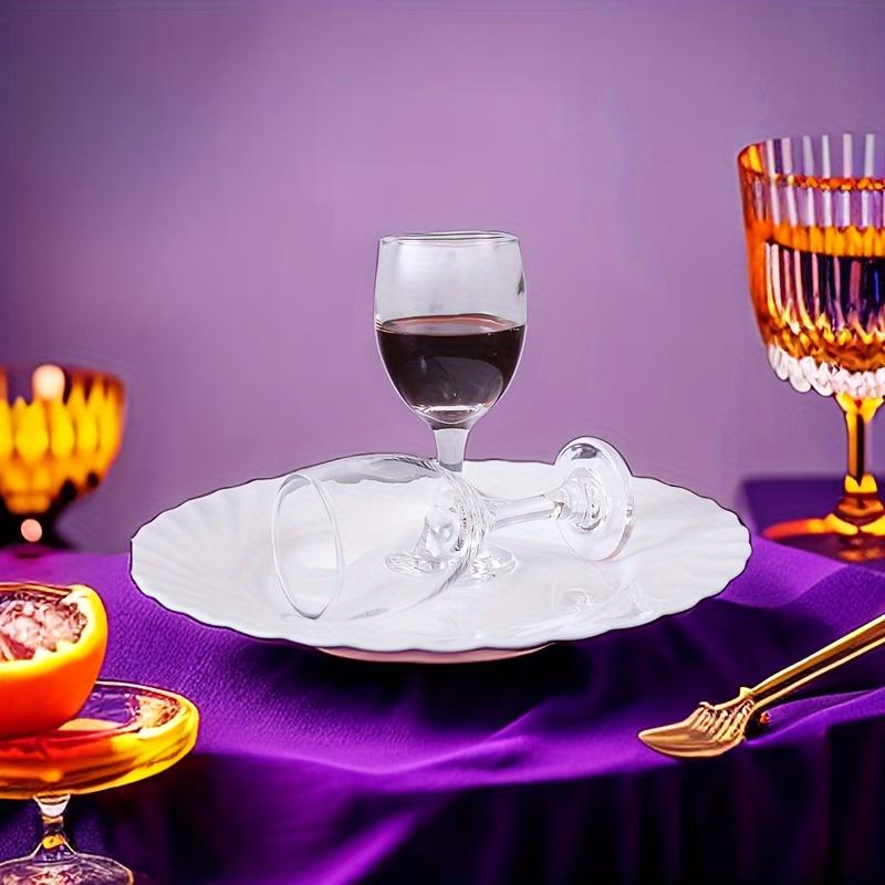 6pcs Classic Wine Glasses Champagne Glasses Gobletes For Scotch Bourbon Whisky Cocktail Cognac Vodka Gin Tequila Liquor For Bar Pub Club Restaurant An