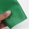 Cuero genuino, patrón de lichi coloreado, cuero de vaca de capa superior, bolsa de cuero hecha a mano para bricolaje de 1,5 mm, tarjetero, leat de cojín de mesa