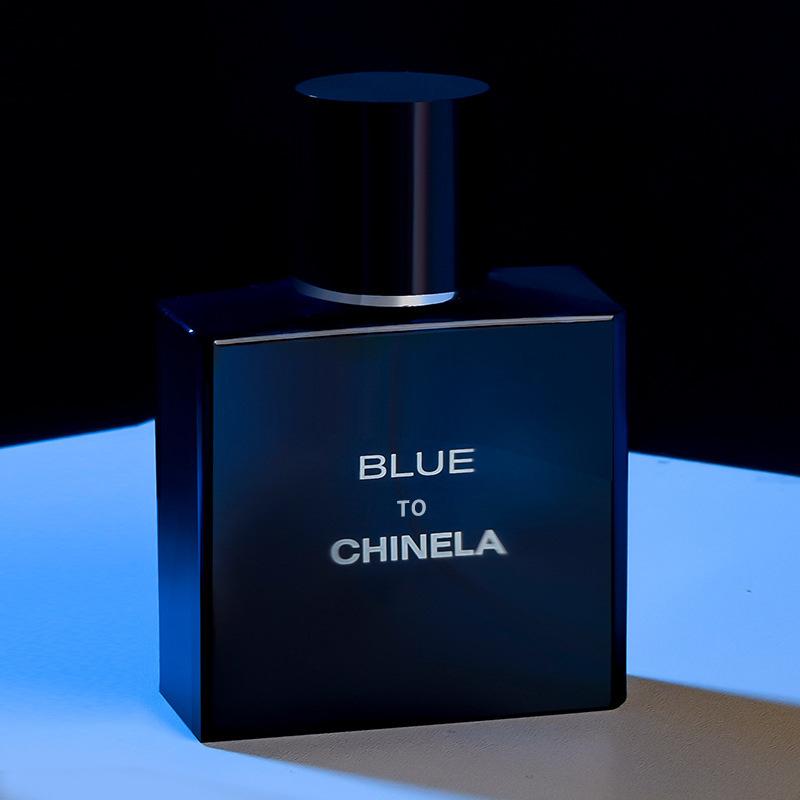 Fragrance World Blue Men Perfume Long-Lasting Subtle Scent Charismatic Masculine Eau De Cologne Fresh Natural for Students