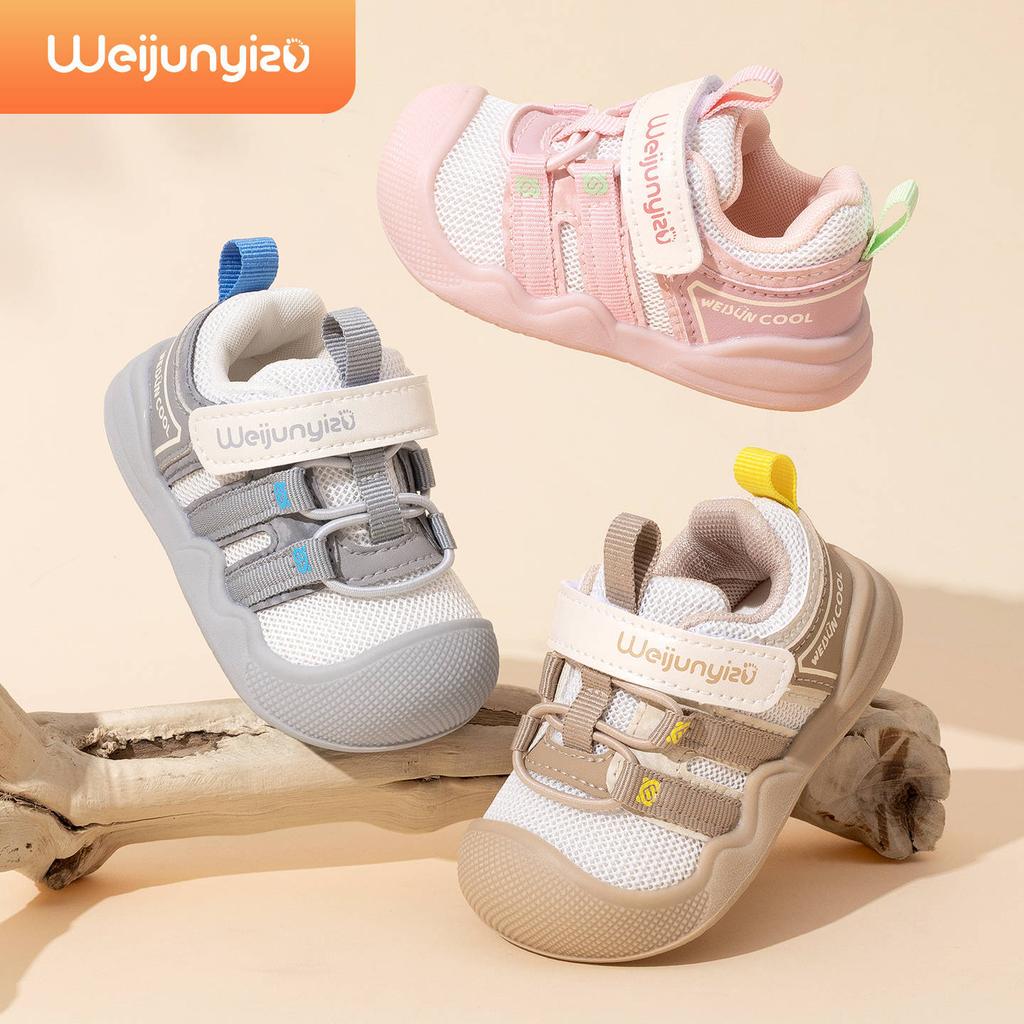 Baby toddler shoes men's spring and autumn baby shoes soft sole non-slip 0 1-3 year old girl shoes do not fall off breathable single shoes