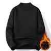 Sweater Men's Half Turtleneck Sweater Simple Casual Young and Middle-aged Pullover Bottoming Shirt Daily Basic Sweater