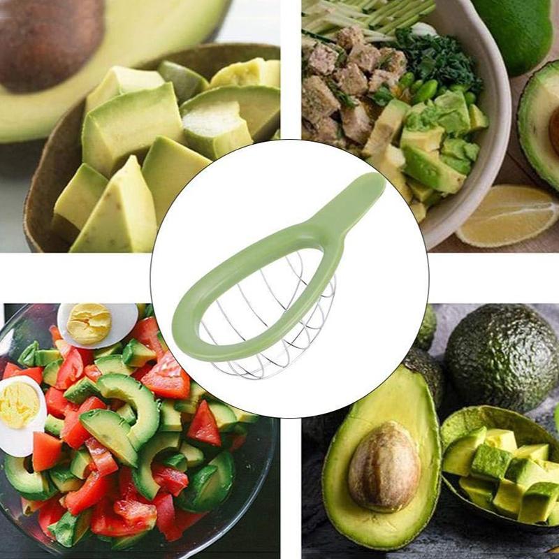 1 ks Kráječ avokáda Shea Vykrajovač Snadné použití Škrabka na máslové ovoce Kráječ Separátor dužiny Plastový nůž Kuchyňské zeleninové nástroje
