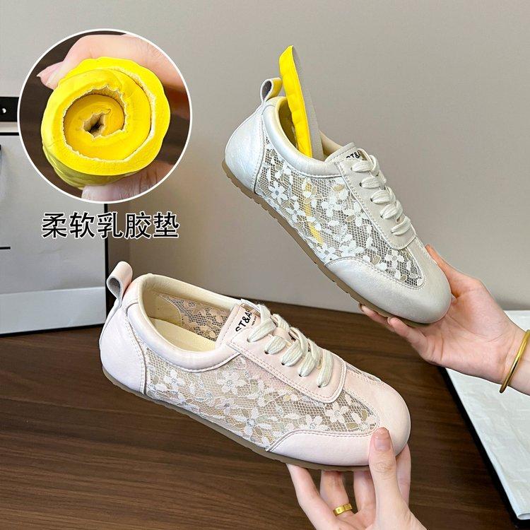 Cowhide version |~ Inner height increase German training shoes women's 2025 new summer versatile retro Forrest Gump shoes casual white shoes