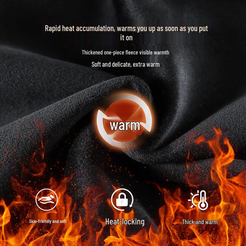 Hstyle Women's Fleece-Lined Wide-Leg Pants