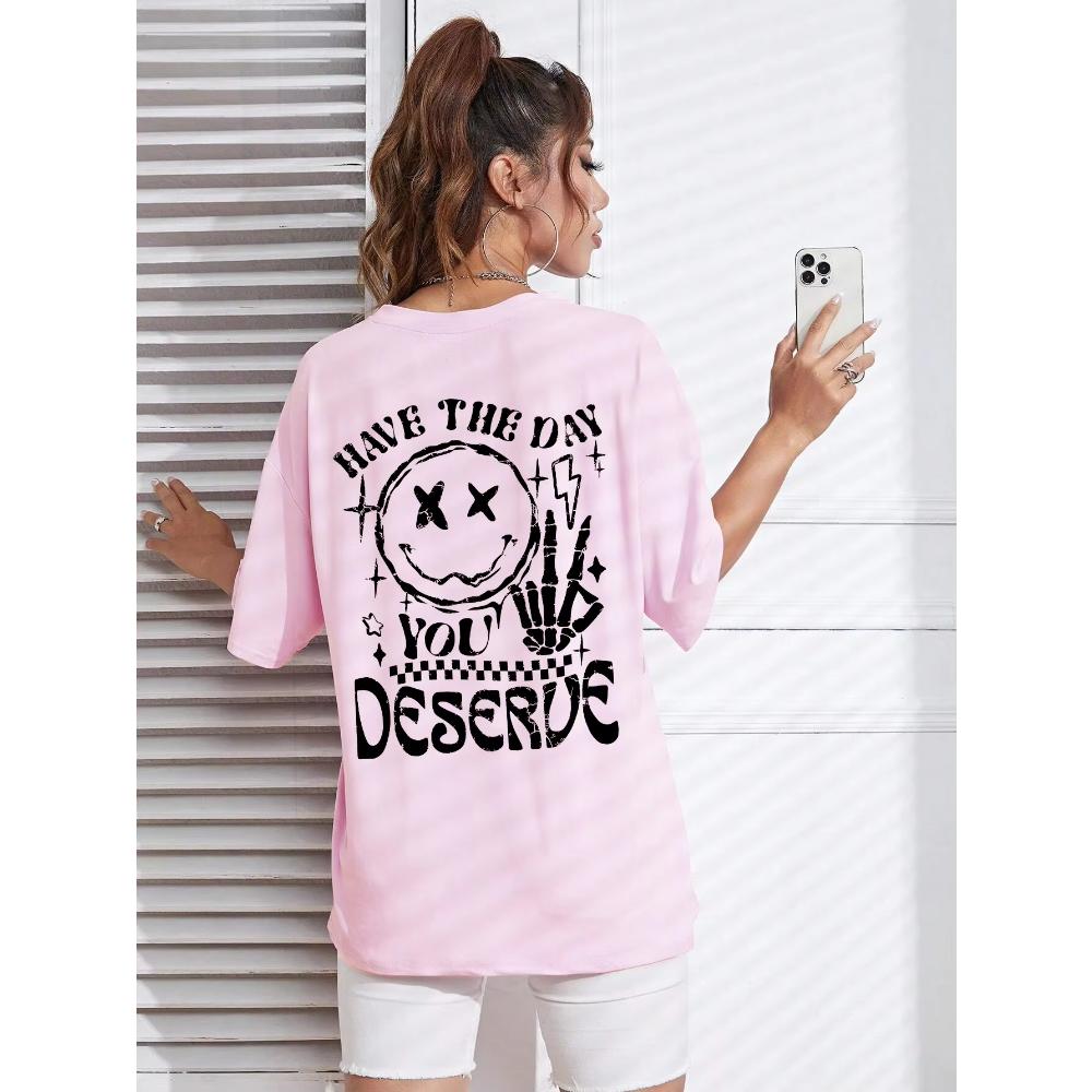 Women's Versatile Cotton Top Fashion Printing Comfortable T-Shirts Women’s