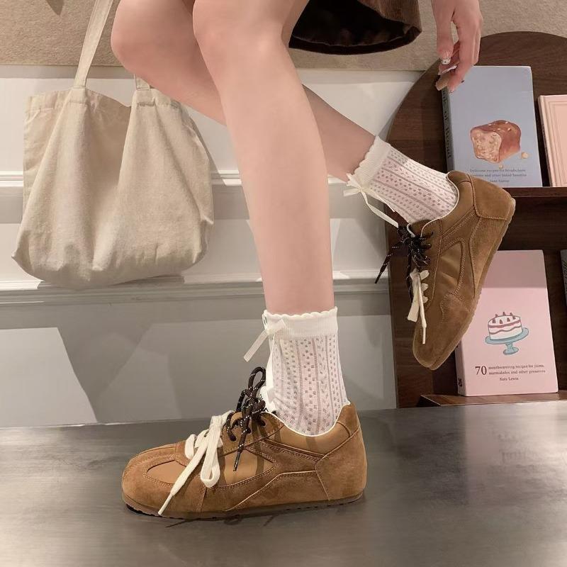 Retro Lace-up Casual Sports Shoes for Women, New Fashionable and Versatile Shoes