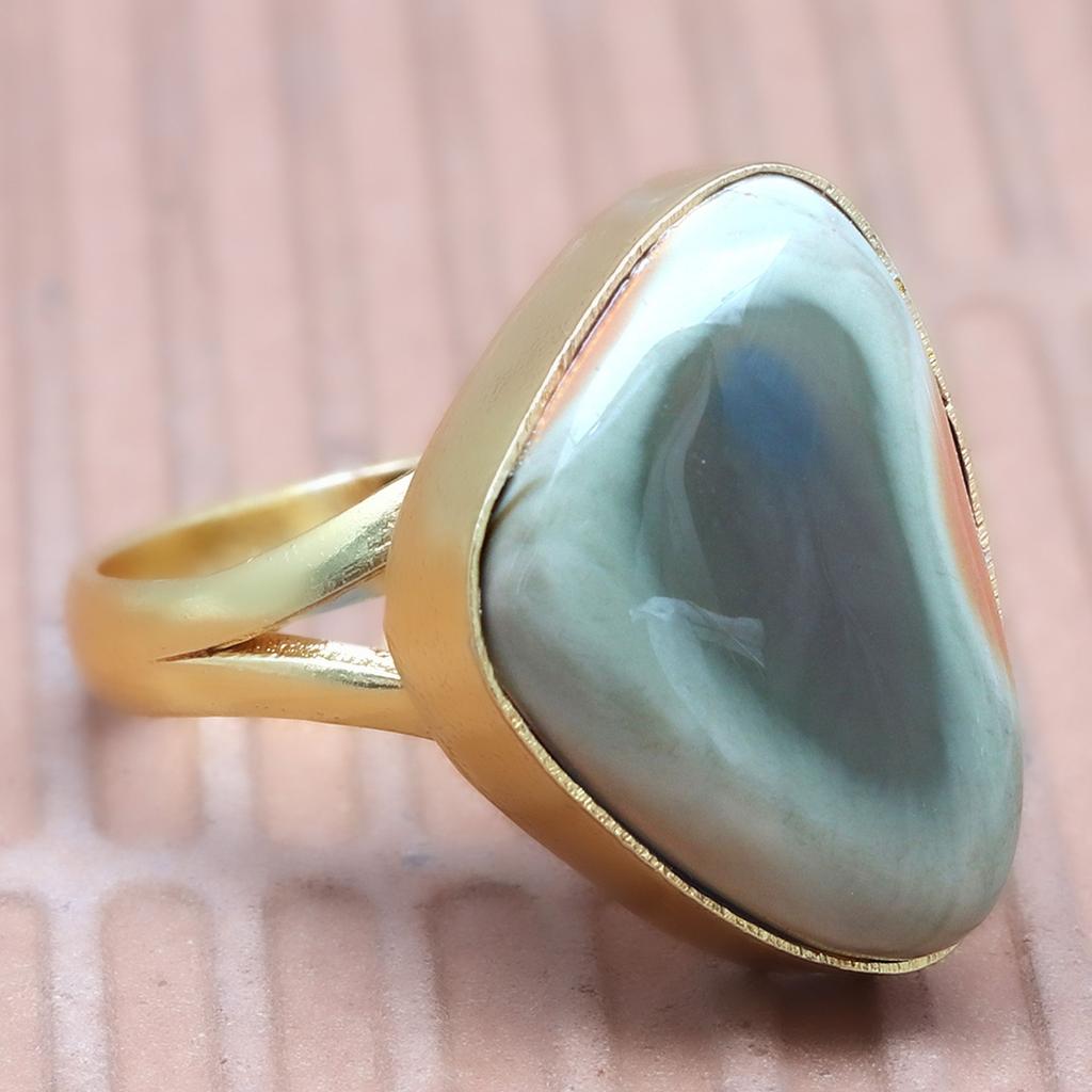 Jasper Gemstone Handmade Silver Jewelry  "10"