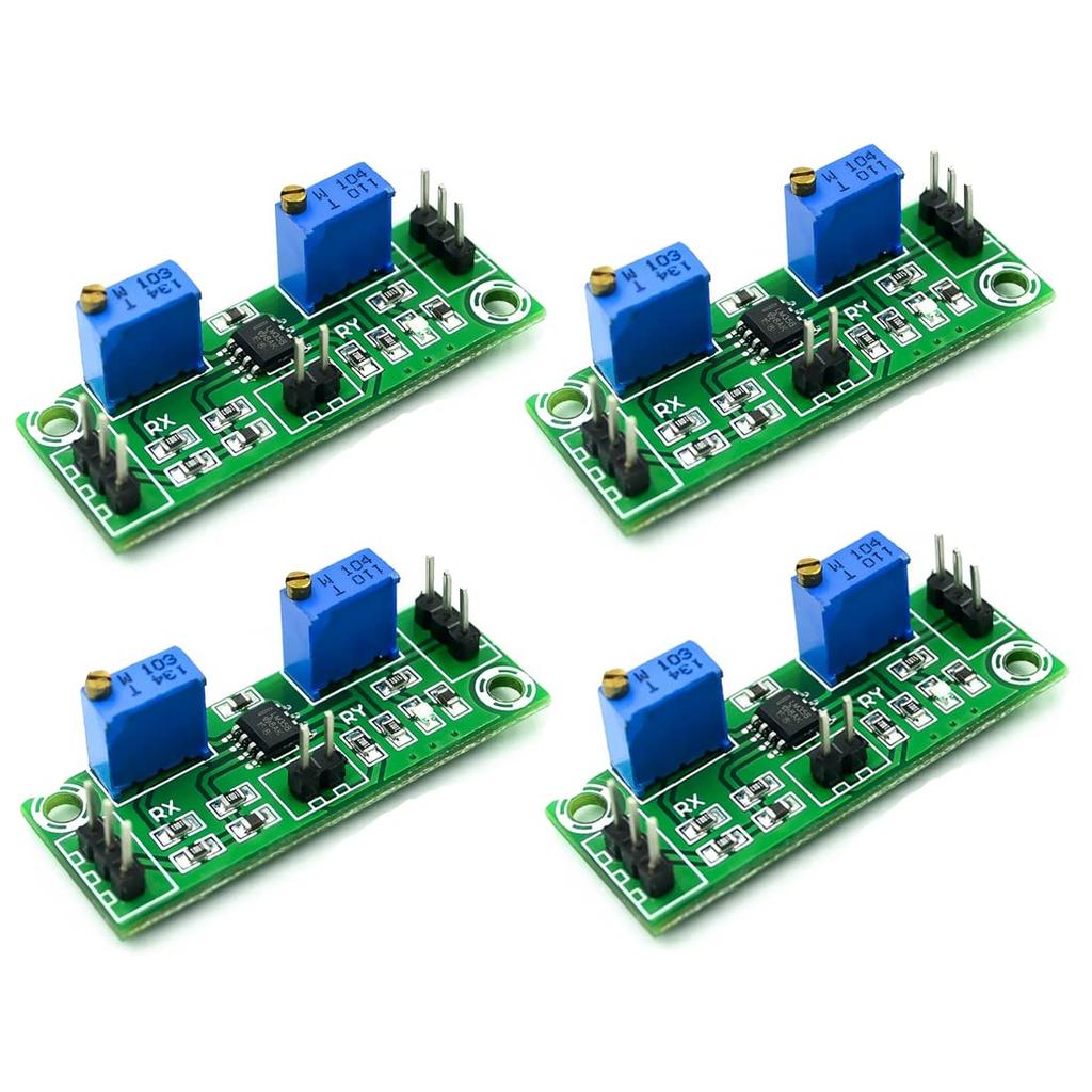 HiLetgo 4pcs LM358 Weak Signal Voltage Amplifier Secondary Operational Amplifier Board Module Single Power Signal Collector 3.5-24V