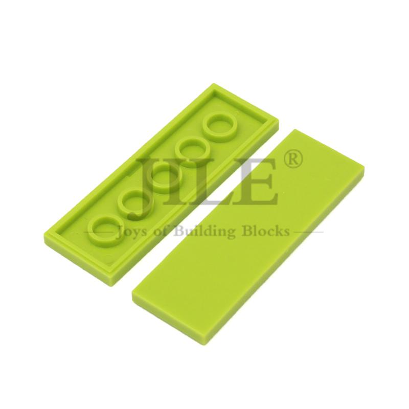 40pcs MOC Smooth Tile 2x6 DIY Building Blocks 69729 Bricks Compatible Educational Creative Assembled Children Construction Toys