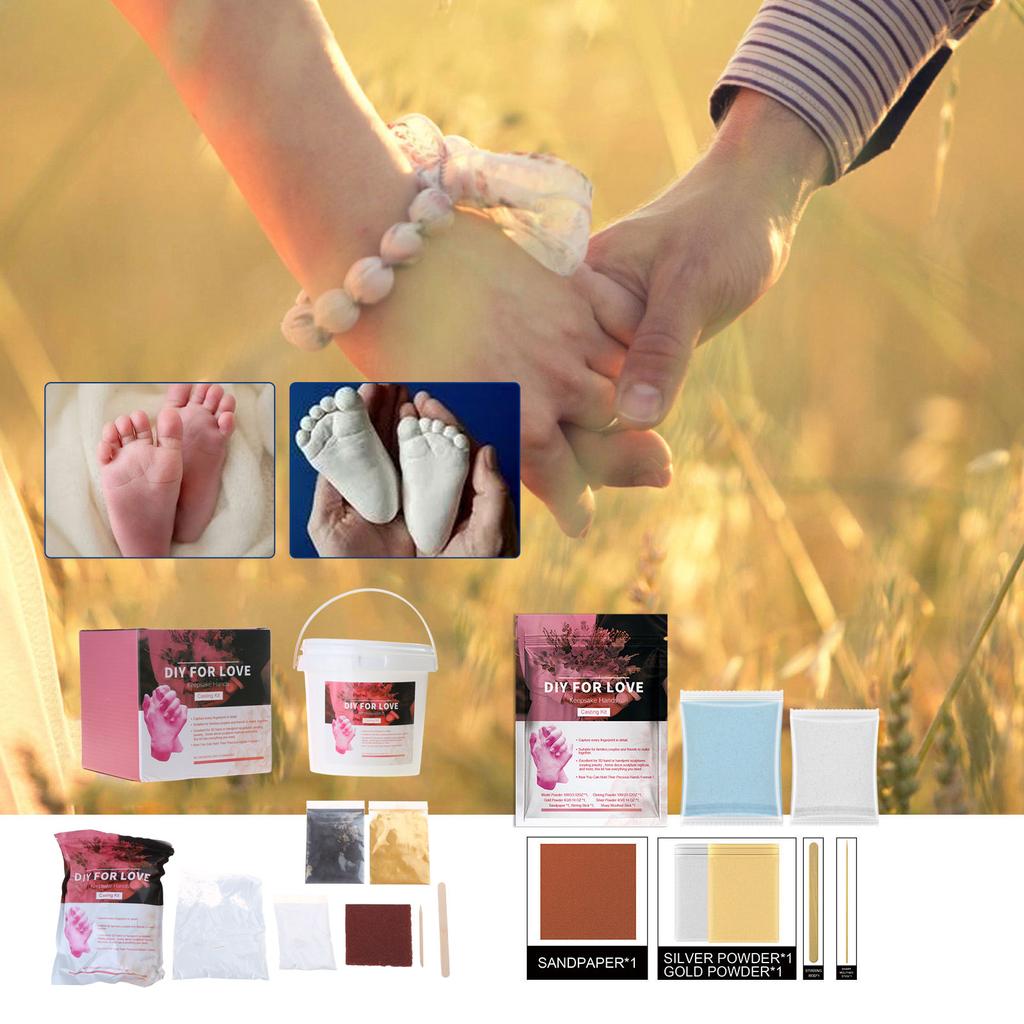 Hand Casting Kit for Couples DIY Plaster Statue Molding Kit DIY Hand Mold Kit Wedding Mother's Day Valentine's Day Gift