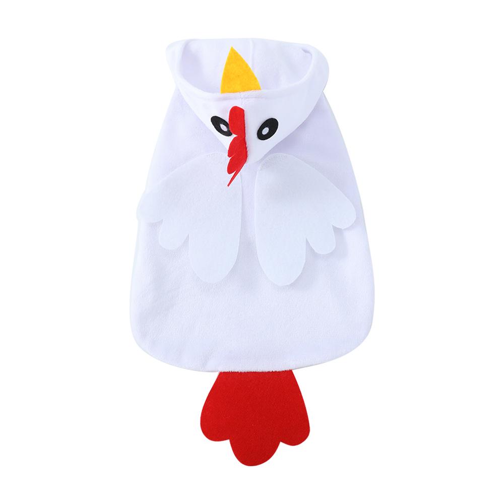 2025 Soft Crystal Velvet Chick Costume Holiday Dress for Pets