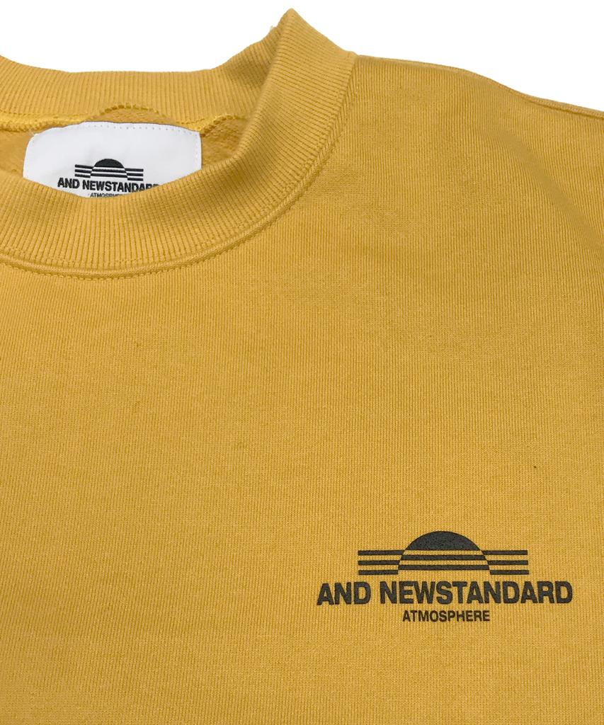 AND NEWSTANDARD Dance To The Radio Sweatshirt (Yellow)