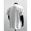 Taglie europee T-shirt casual da uomo a maniche corte con girocollo abbigliamento estivo per esterni leggera elastica design con stampa a fantasia regolare