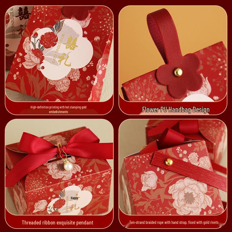 Elegant 2026 Wedding Candy Gift Box - High-End Paper Favor Boxes