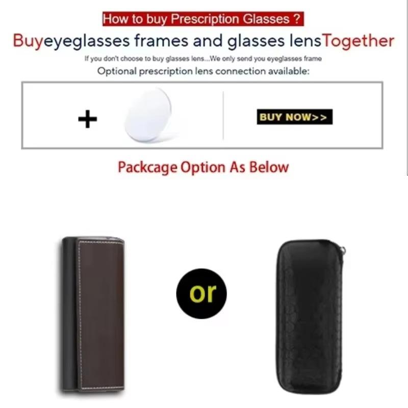 High-end Titanium Eyeglasses Frames Men Optical Eyewear Frame for Women Spectacle Anti-blue Light Eyewear High Quality Glasses