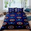2026 New Captain America Bedding Set, Cartoon Duvet Cover and Pillowcases, Soft and Comfortable, Customizable Bedding Available.