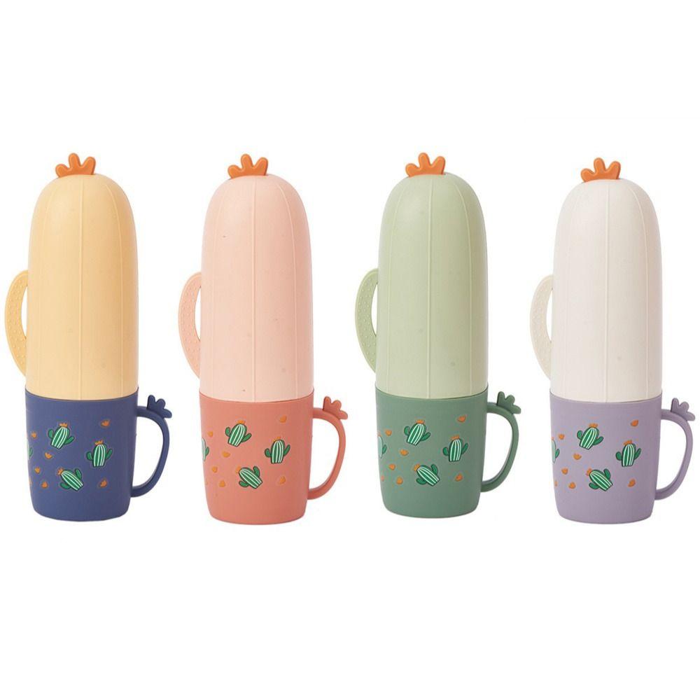 1Pcs Cute Cartoon Toothpaste Container Towel Storage Bathroom Toothbrush Cover  Travel