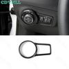 Headlight Switch Control Frame Cover 1* For Jeep Compass 2017- Bright Black