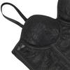 JYL TS Mesh Breathable Belt with Cup and Suspender for Women's Sexy Body Shaping Clothes
